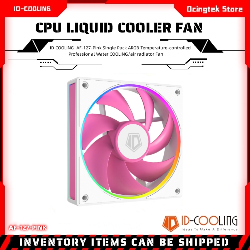 Case Fan Controller - ID COOLING AF-127-Pembe Tekli Paket ARGB