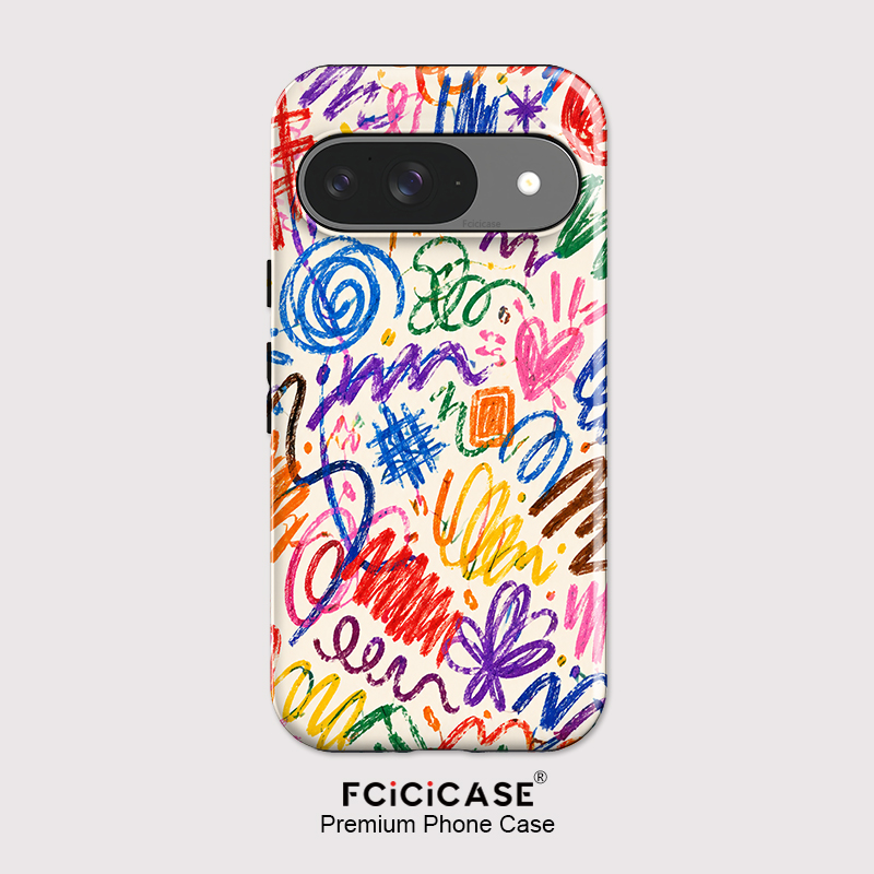 Matte Pc Case - Fcicicase Sanatsal Resimli Telefon Kılıfı Google