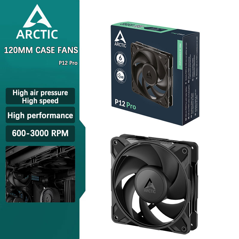 Case Fan Controller - ARCTIC P12 Pro Bilgisayar Masaüstü 12cm