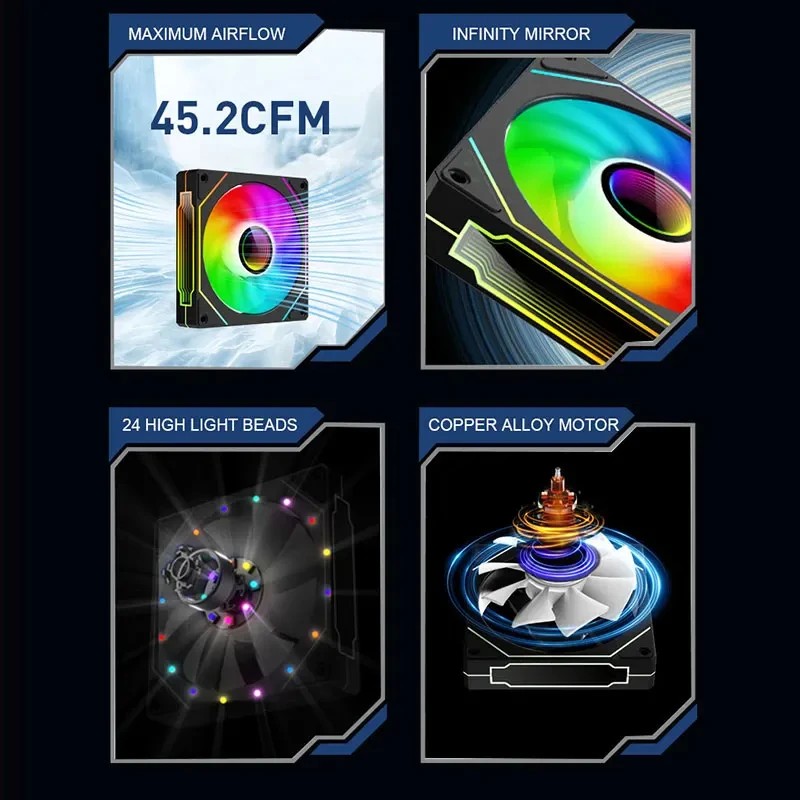LDPCSJ PRISM 4 PRO 120mm ARGB  - Pc Chassis incelemesi ve fiyatı