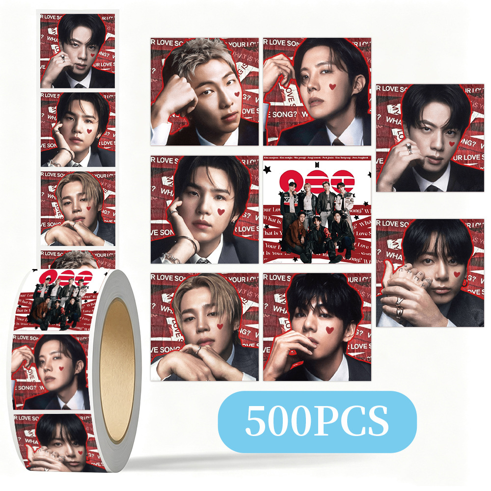 K-pop BTS Rulo Çıkartmalar 500 - Case Fans incelemesi ve fiyatı